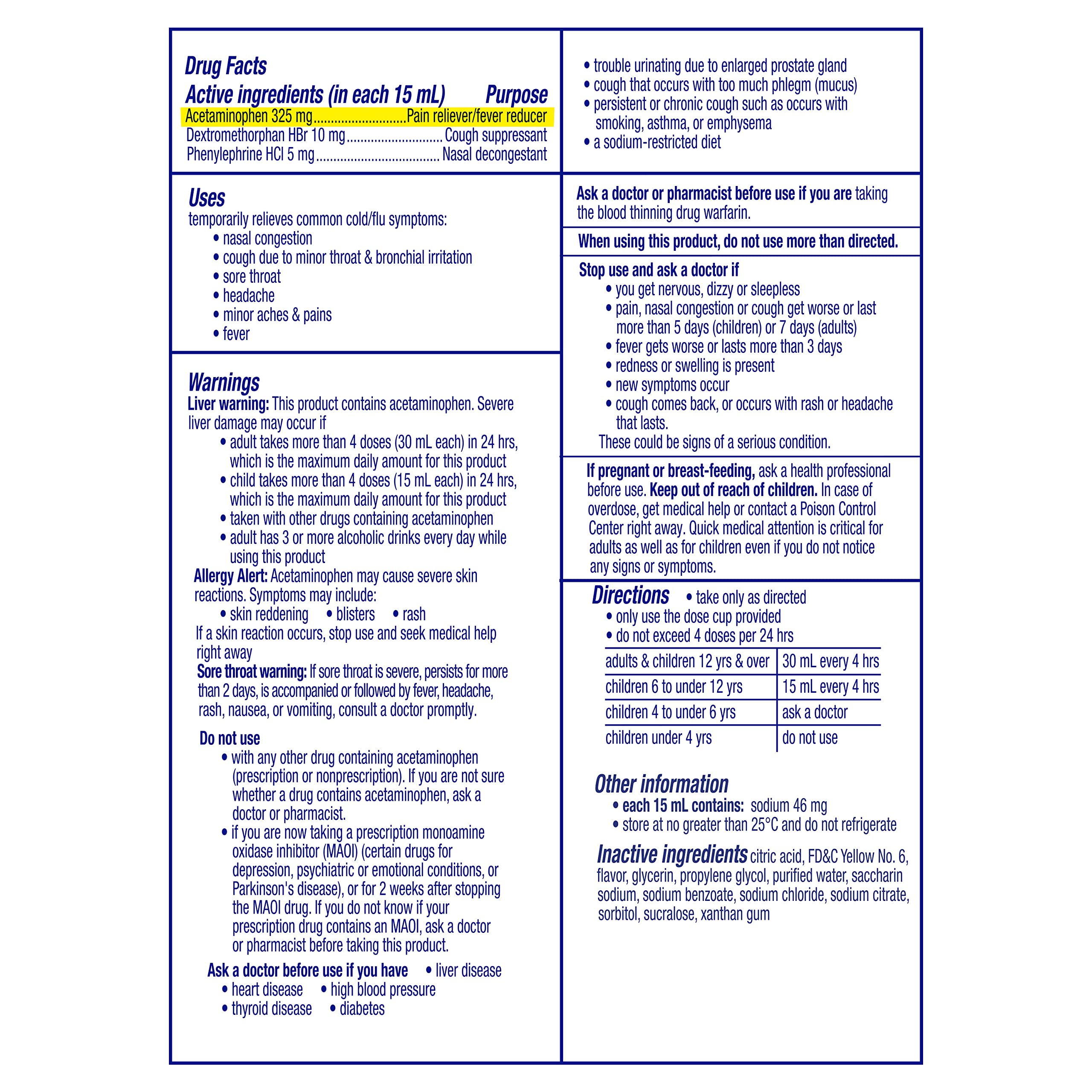 Vicks DayQuil Cold & Flu Relief Liquid 8 fl oz (OLD)