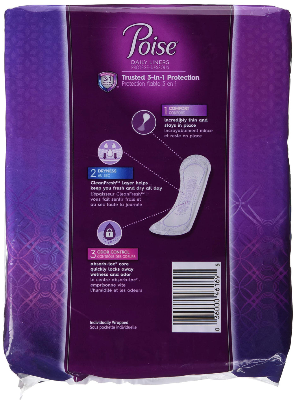 Poise Poise Incontinence Panty Liners, Very Light Absorbency, Long, 81 Count, Long, 81 Count