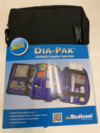 Medicool DIA-PAK Deluxe Diabetic Supply Organizer - Black