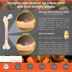 Juveriente Bone Strength Complex/A Dietary Therapy of a Japanese Traditional Fruit, Packed with Vitamin C, D3, K2, Calcium, Phos