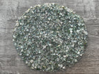 GAF TREASURES 2 oz Lot Natural Semi Tumbled Gemstone Chips, Crushed Mini Crystals, Undrilled Crystal Chips (Green Fluorite)