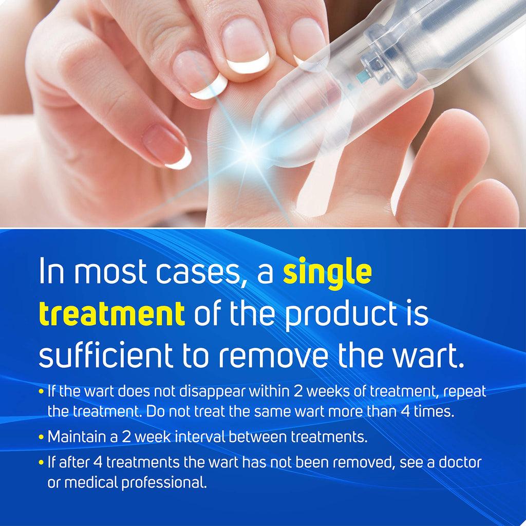 Care Science Wart Remover Freeze, 8 Applications | 1-Step Cryogenic Wart Removal for Common Warts on Hands, Elbows, & Knees or P
