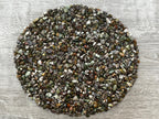 GAF TREASURES 2 oz Lot Natural Semi Tumbled Rhyolite Gemstone Chips, Crushed Mini Rhyolite Crystals, Undrilled Crystal Chips (Rh