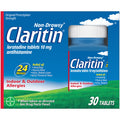 Claritin 24 HR Non Drowsy Allergy Medicine, Loratadine antihistamine tablets, 30 Ct