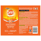 OFF! Active Insect Repellent, Sweat Resistant 6 oz ( Pack of 3)
