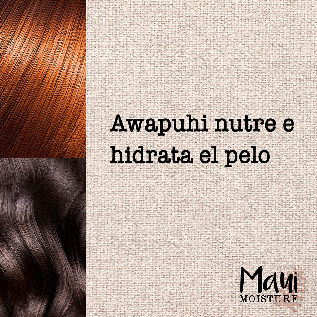 Maui Moisture Shine + Awapuhi Moisturizing Vegan Conditioner with Oils for Shiny Hair Silicone & SulfateFree Surfactant Aloe Con