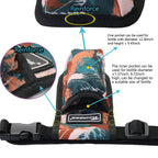 Massage Oil and Lotion Bottle Bag Holster for Therapists (TH1kd-YellowShuYe)