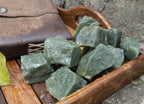 Crocon 1LB Green Aventurine Rough Bulk Natural Stone Raw Gemstone Tumbling Cabbing Polishing Mining Meditation Chakra Balancing