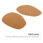 Sof Sole Foam Ball of Foot Cushioned Shoe Insert, 2 Pair Natural
