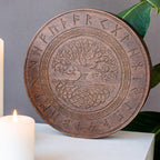 Rain Disk for relax and healing, soft sound of water, great sound therapy tool, wooden body, simple in use and producing a pleas