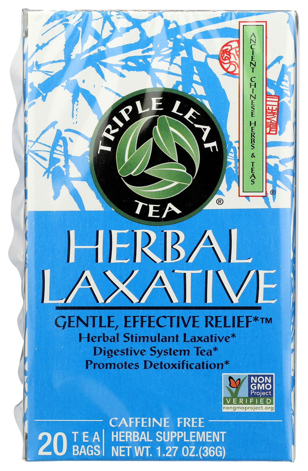 TRIPLE LEAF Herbalax Tea Bags, 20 CT