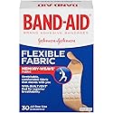 Band-Aid Brand Adhesive Bandages, Flexible Fabric, 1.9 x 7.6 cm, 30 Count, Pack of 2