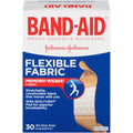 Band-Aid Brand Adhesive Bandages, Flexible Fabric, 1.9 x 7.6 cm, 30 Count, Pack of 2