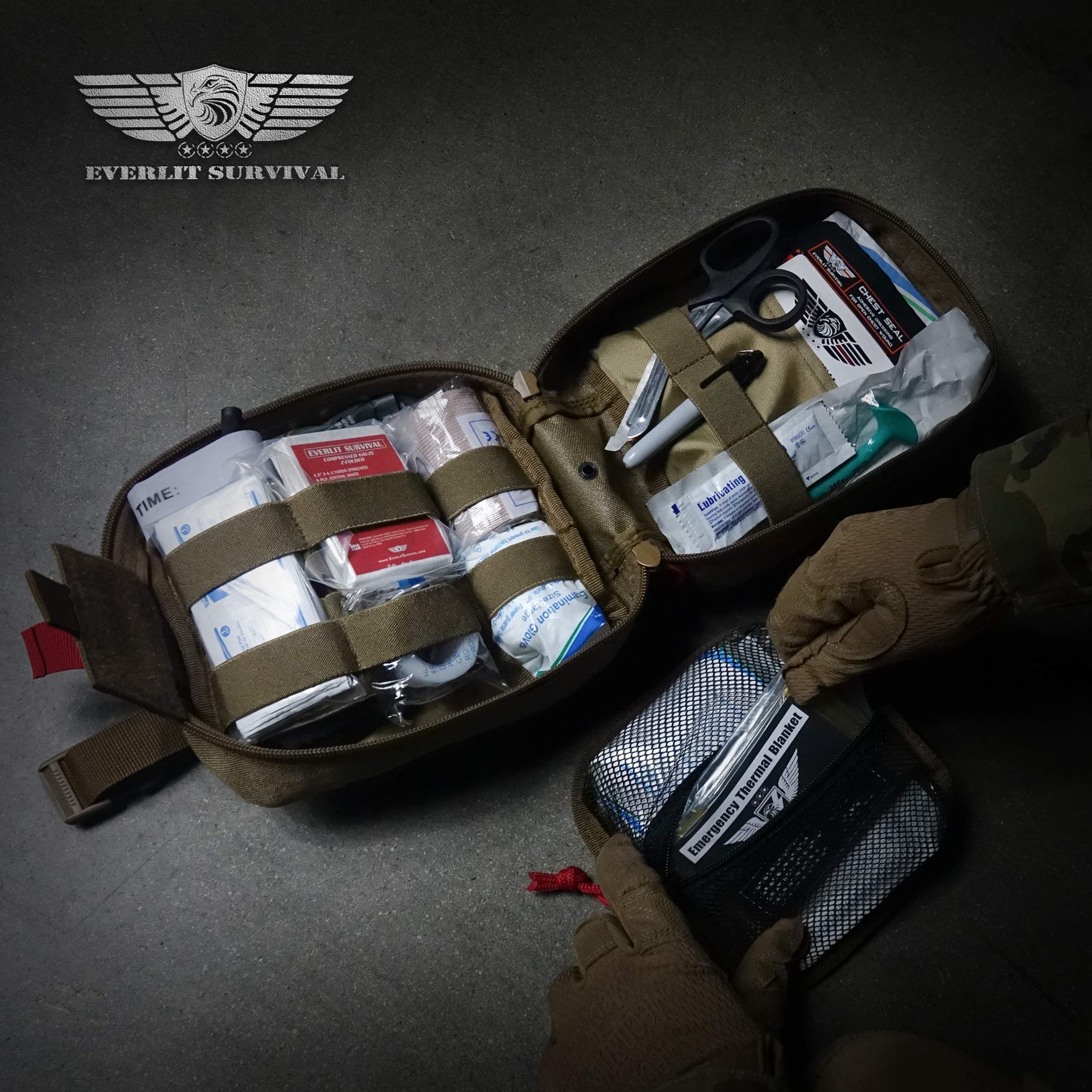 EVERLIT Survival 36 Inch Splint - Lightweight Reusable Combat Splint, Waterproof First Aid Medical Tactical Field Splint for Bon