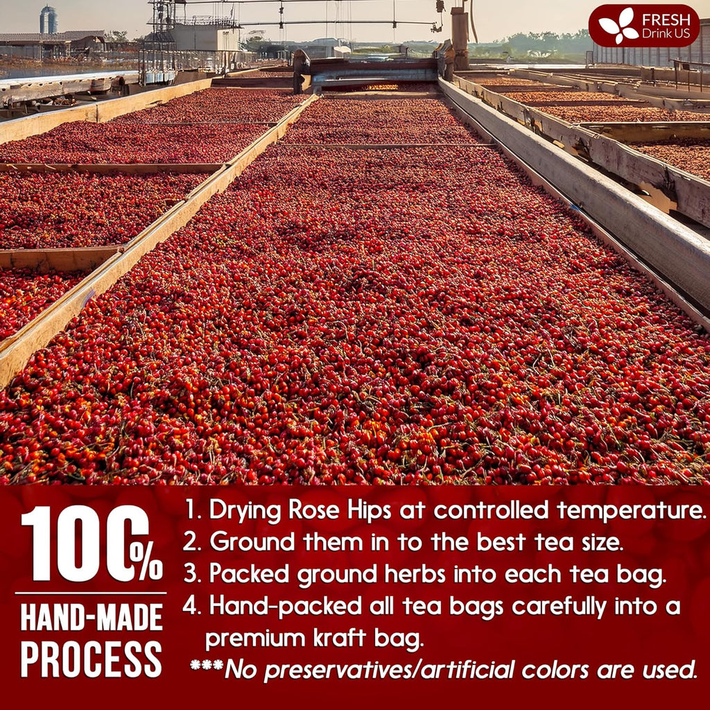 Premium Rosehip Tea Bags
