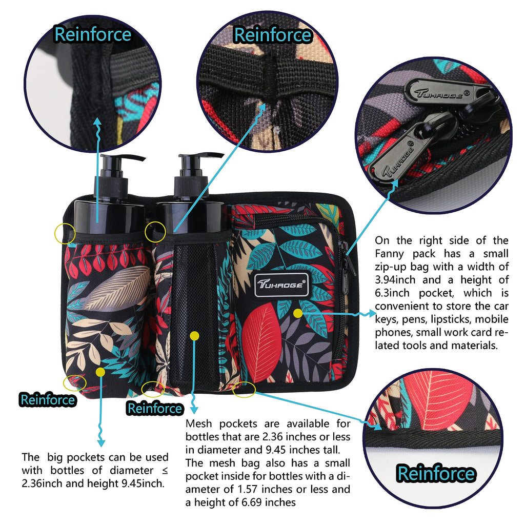 Massage Bottle Bag Massage Oil Holster Lotion Holster Massage Therapist Massage Oil Holster Massage Lotion (TH3kd- DaShuYe)