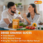 Premium Dried Orange Slices 6oz – Natural Dehydrated Citrus Wheels for Tea, Cocktails, Baking, Holiday Decorations, Potpourri, and Crafts.