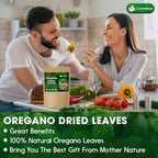 Premium Dried Oregano Leaves – 100% Pure, Non-GMO, Gluten-Free, Vegan – Aromatic Herb for Cooking, Seasoning, Sauces, and Pizza