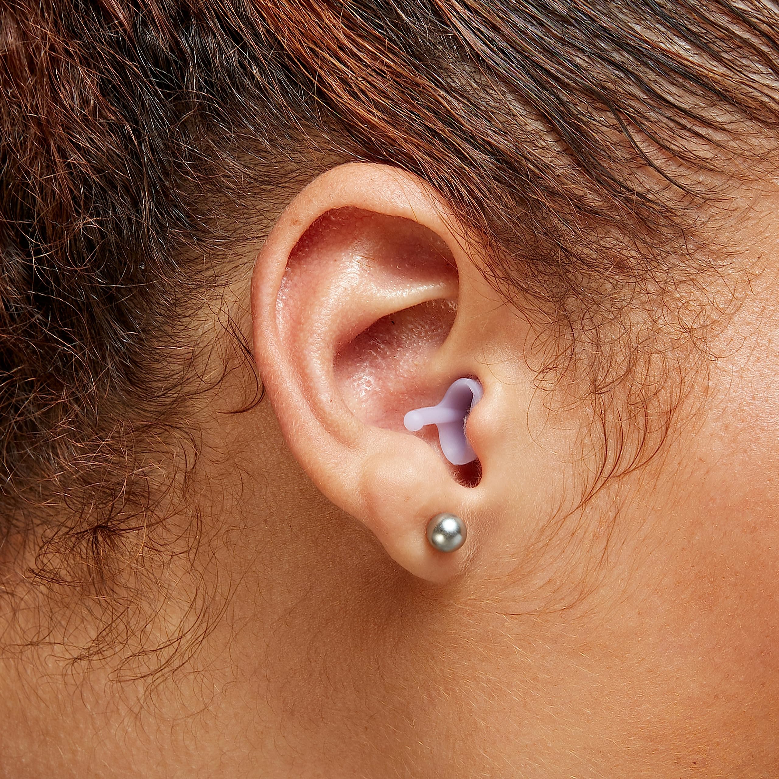 Flare Calmer Soft - Ear Plugs Alternative - Reduce Annoying Noises Without Blocking Sound - Soft Reusable Silicone - Purple