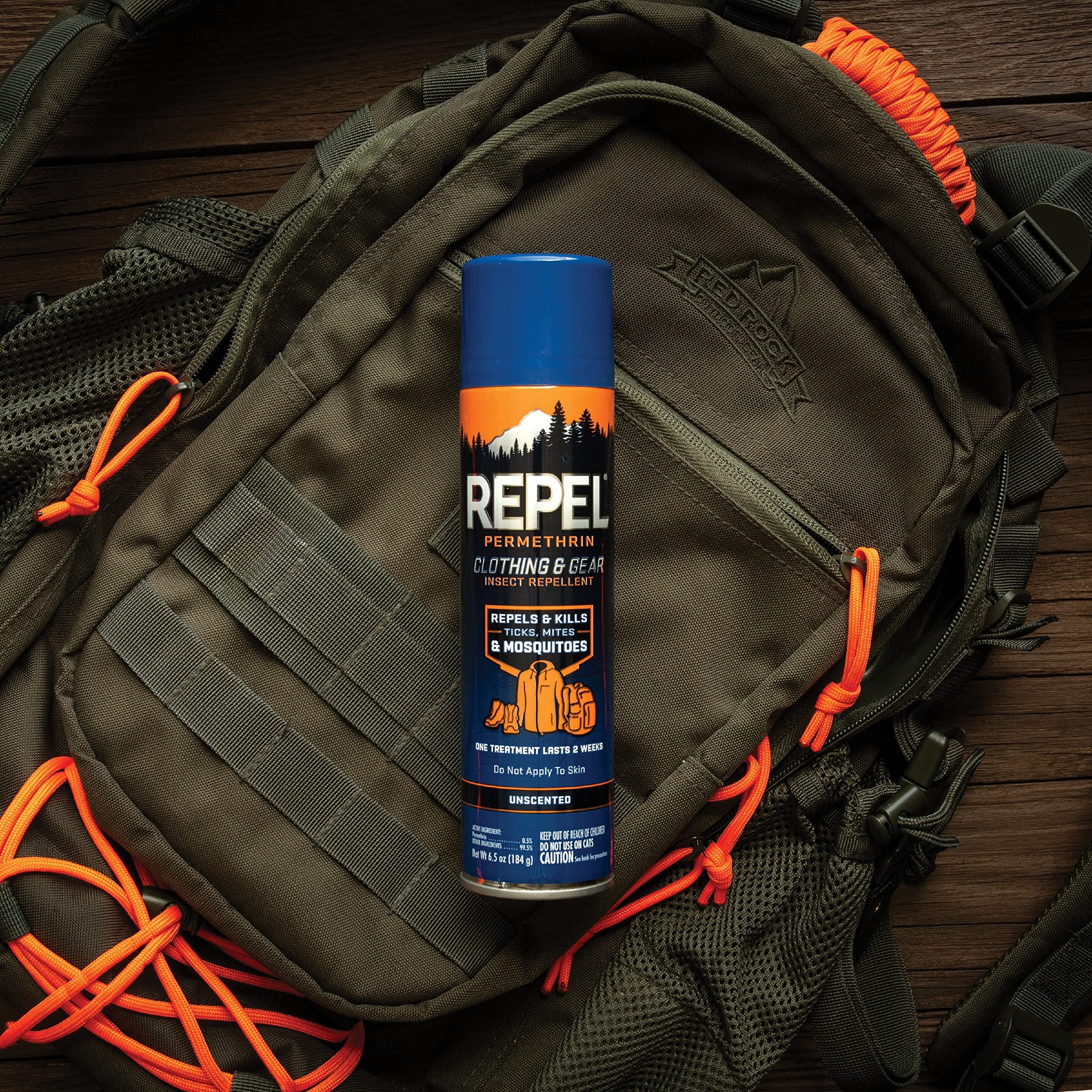 Repel Permethrin Clothing & Gear Insect Repellent, Use on Outdoor Gear, Tents and Sleeping Bags, Repels Mosquitoes, Ticks, Mites