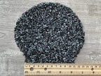 GAF TREASURES 2 oz Lot Natural Semi Tumbled Gemstone Chips, Crushed Mini Crystals, Undrilled Crystal Chips (Snowflake Obsidian)