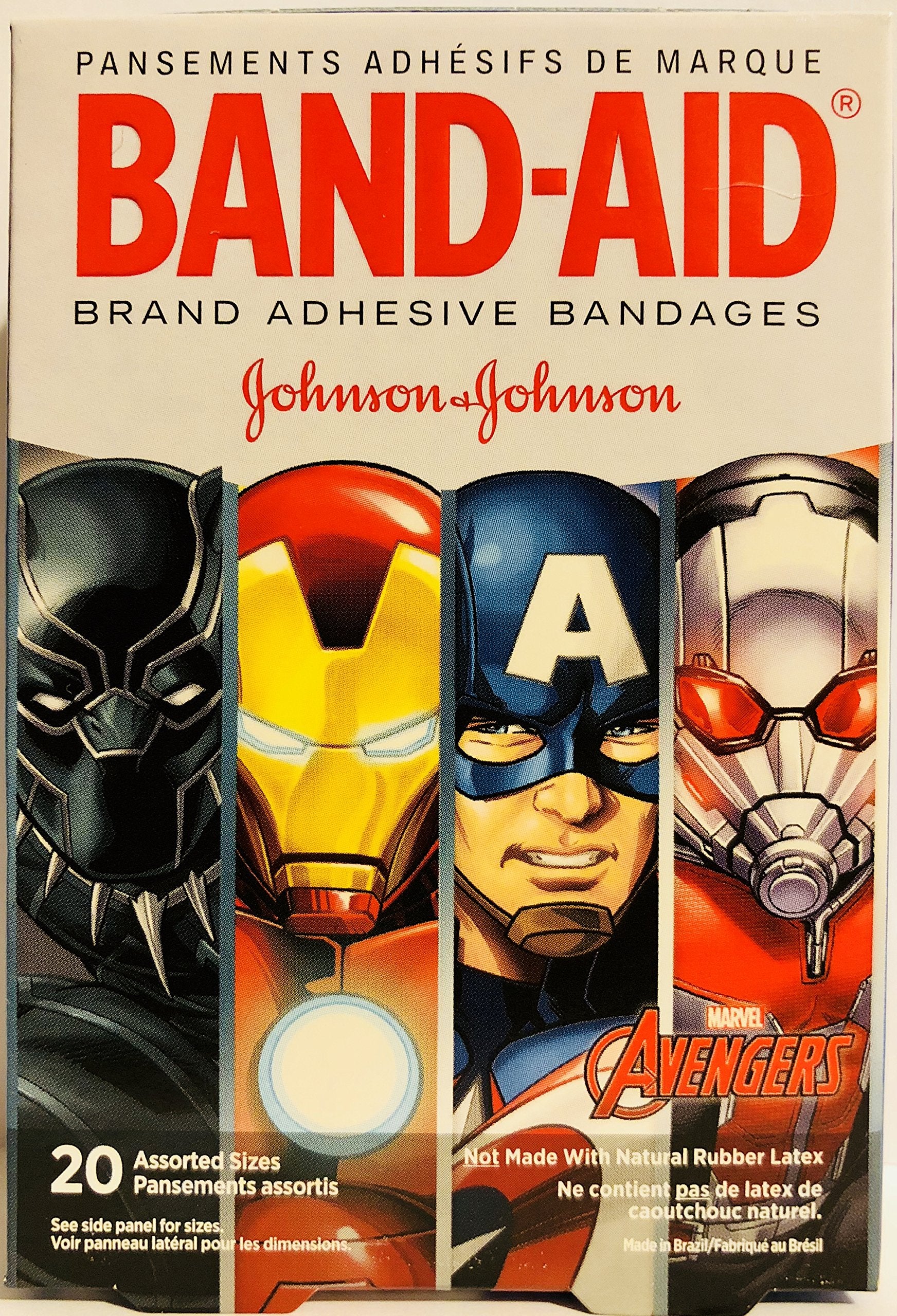 BAND-AID Brand Bandages featuring MARVEL Avengers, 20 Count