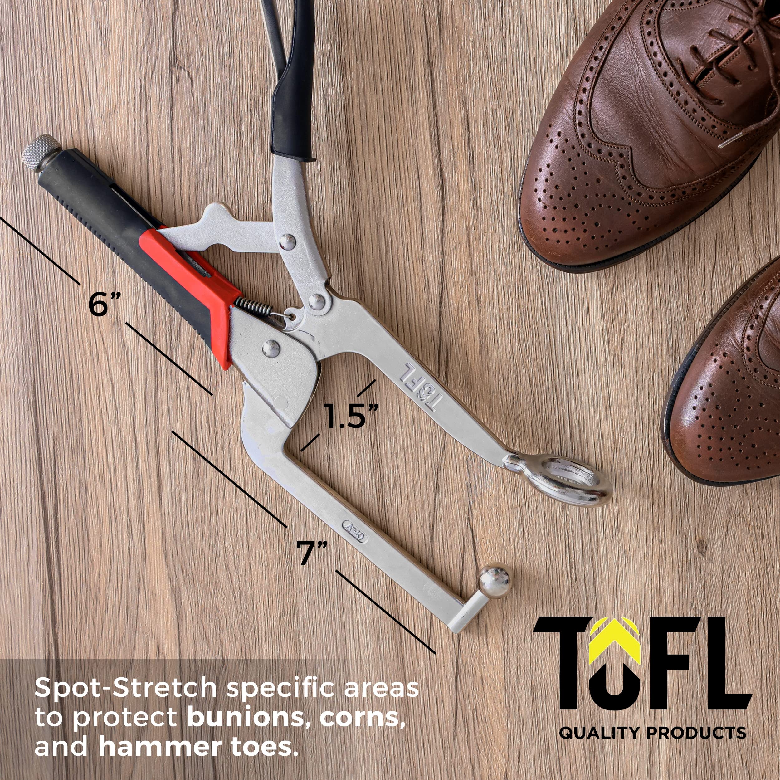 TOFL Bunion Pain Relief Shoe Stretcher - Heavy Duty Spot Stretcher for Bunions, Calluses, Corns, Hammer Toes & Claw Toes -