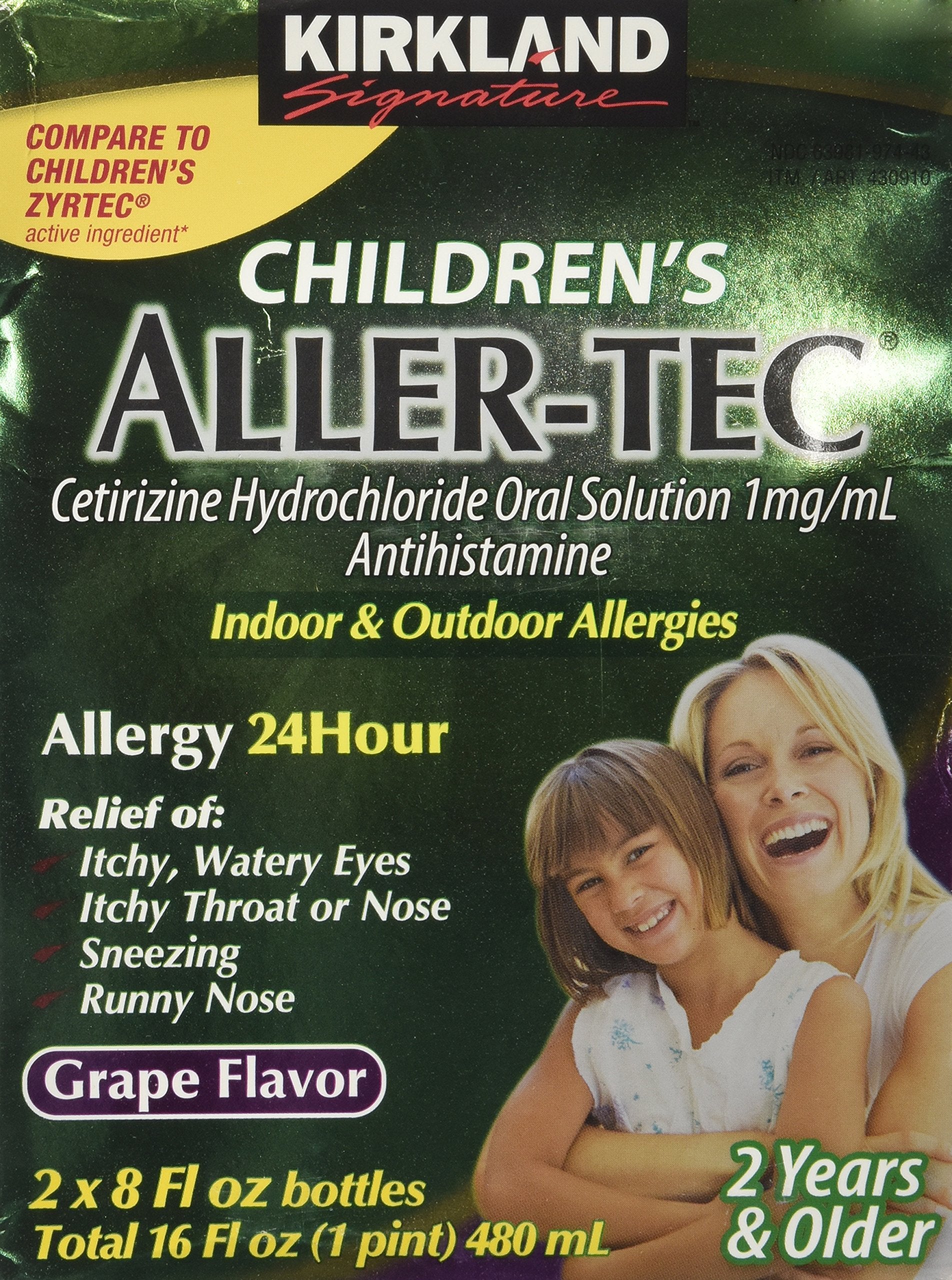 Kirkland Signature Childrens Aller-Tec - 16 Oz - 2 Pk