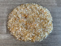 GAF TREASURES 2 oz Lot Citrine Semi Tumbled Gemstone Chips, Crushed Mini Crystals, Undrilled Crystal Chips (Citrine-Light)