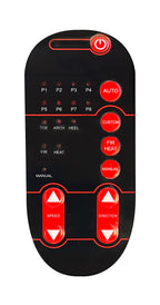 Reflexology Foot Massager with Heat & FIR - Red