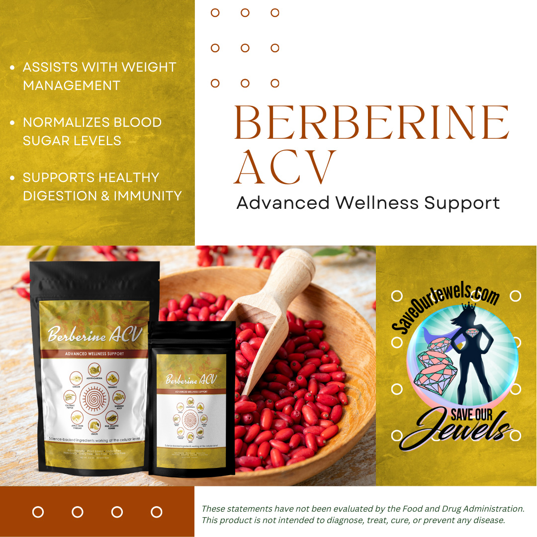 Berberine ACV - Supports Healthy Blood Sugar, Digestion & Immunity