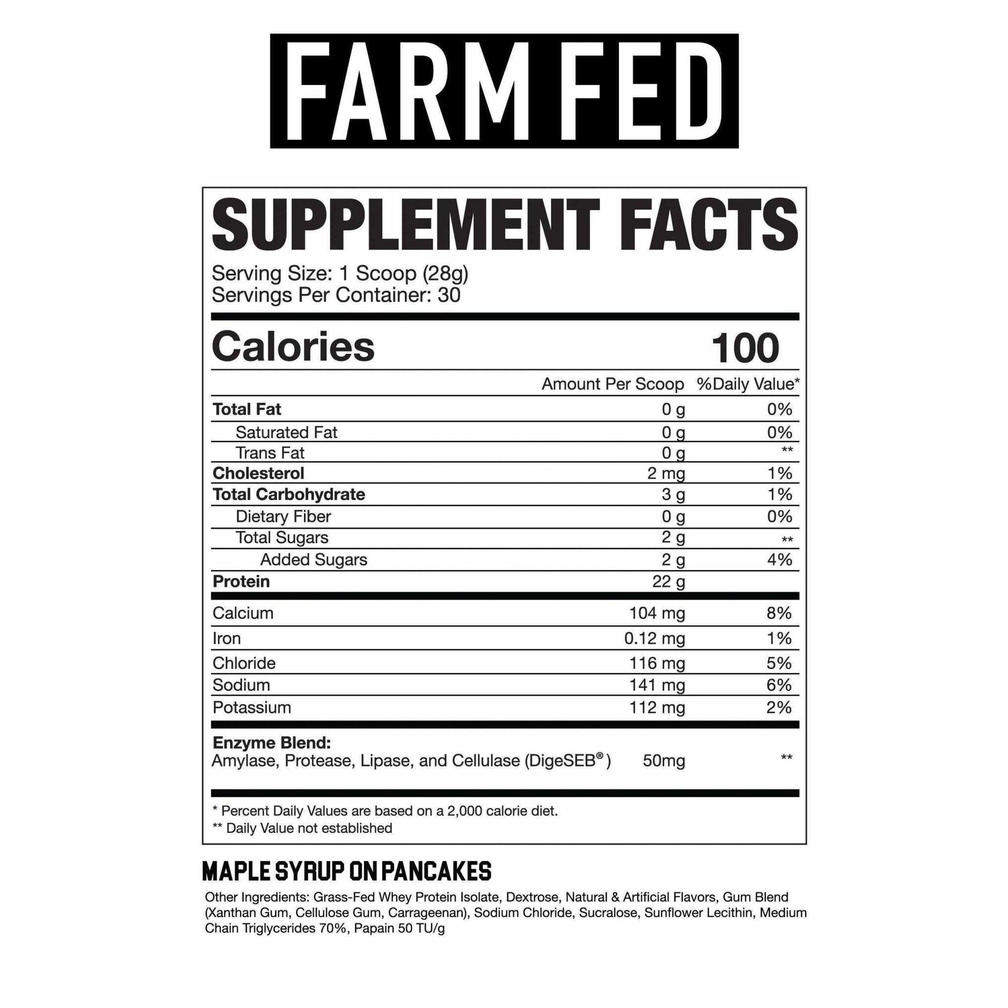 Axe & Sledge Farm Fed Protein