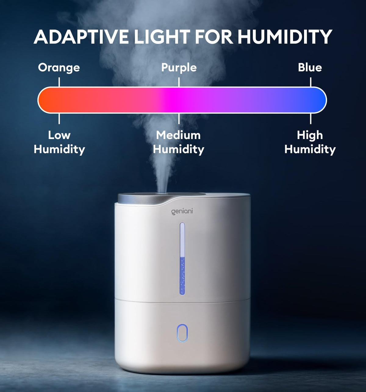 Humidifier Huron 4L, White