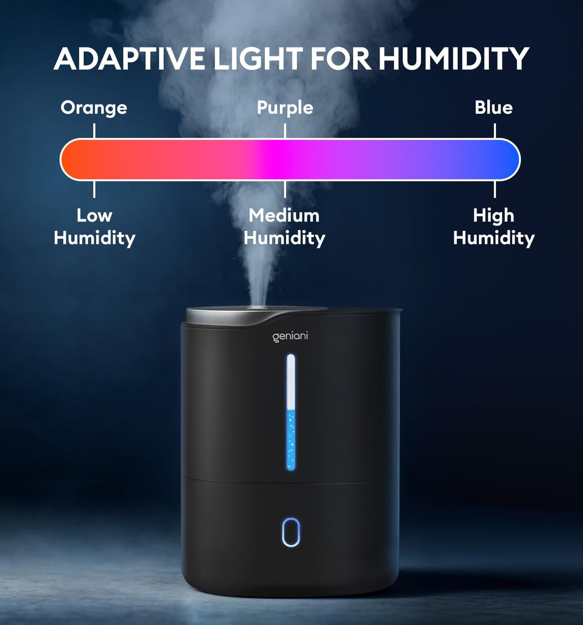 Humidifier Huron 4L, Black