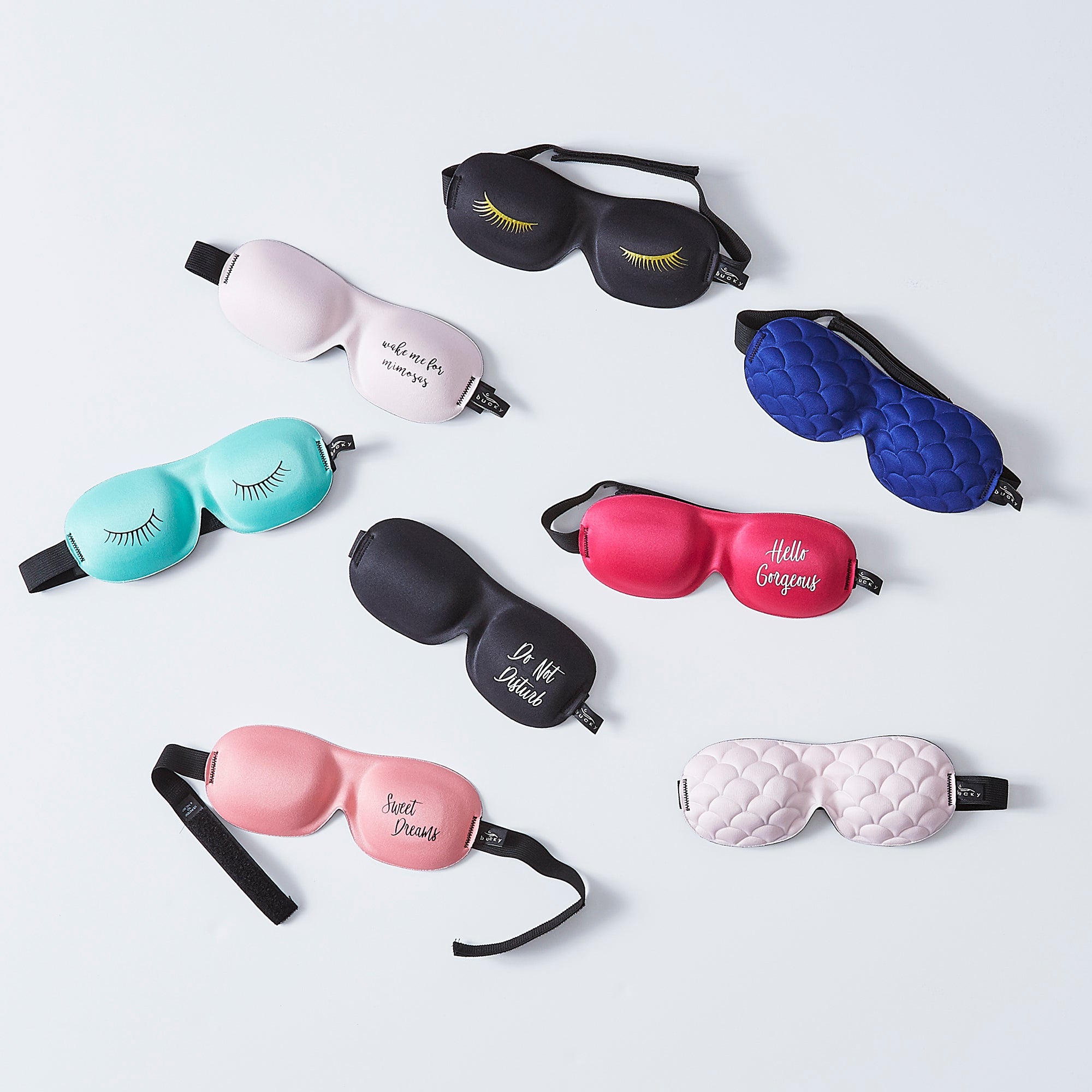 Bucky Ultralight Sleep Masks-Eyelash Black