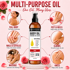Rose Body Oil / Ultra Moisturizing / Premium Blend #06