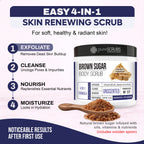 Unscented Body Scrub / Brown Sugar / Premium Blend #37