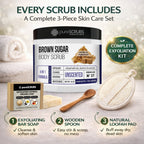 Unscented Body Scrub / Brown Sugar / Premium Blend #37