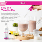 Biotin Drops – Liquid Supplement, 120 Servings, 2 oz