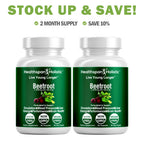 Organic Beetroot Supplement 60 Capsules