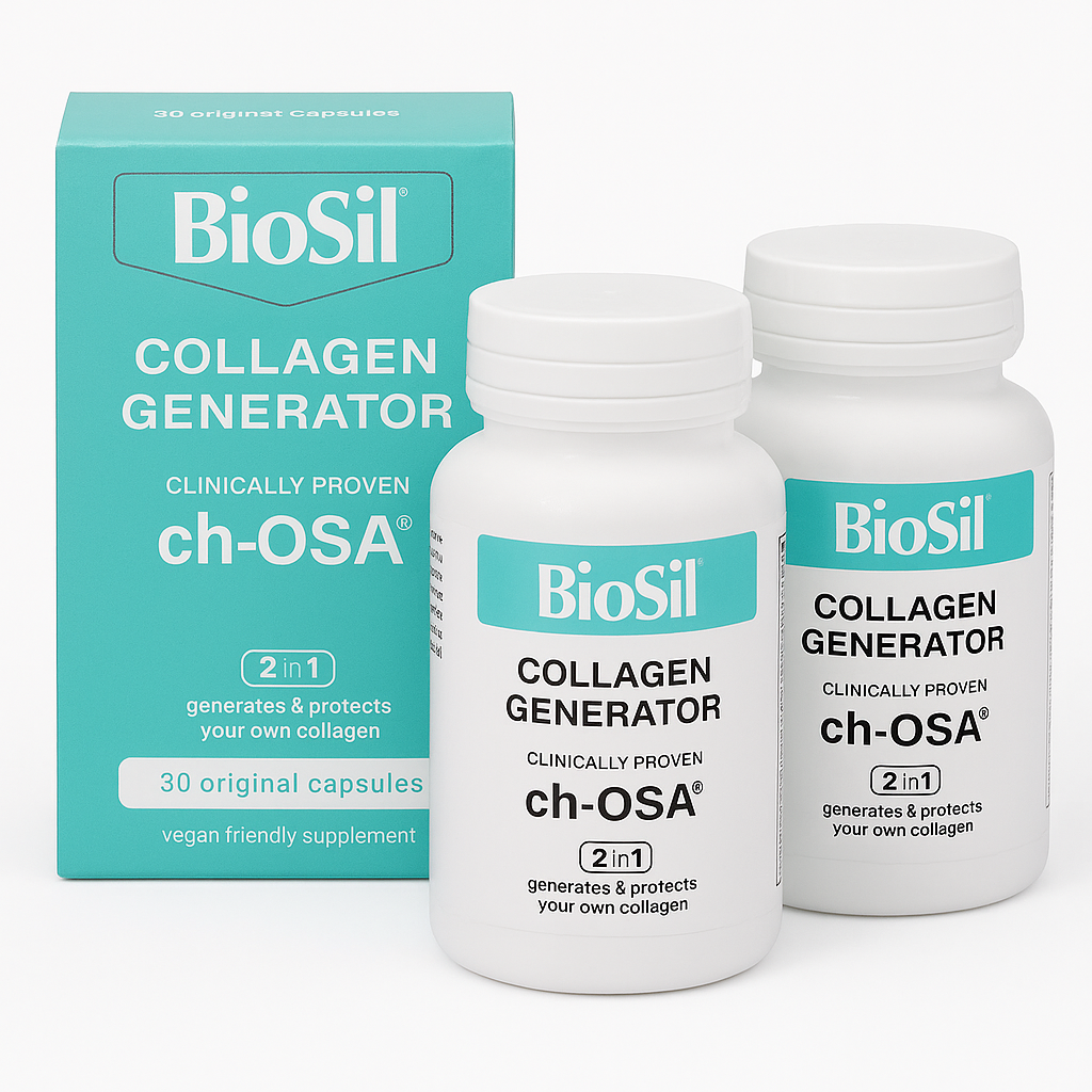 Biosil Collagen Supplements for Women - 120 Original Capsules