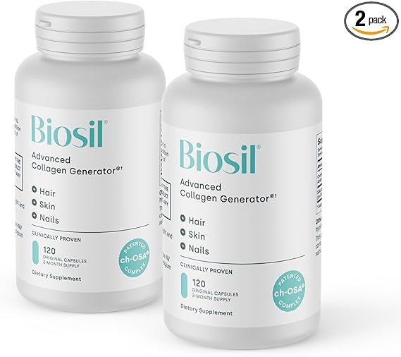 Biosil Collagen Supplements for Women - 120 Original Capsules