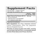 NusaPure Black Cherry Extract 20:1 - Suitable for Vegetarian/Vegan, Non - GMO - 150mg 250 Capsules