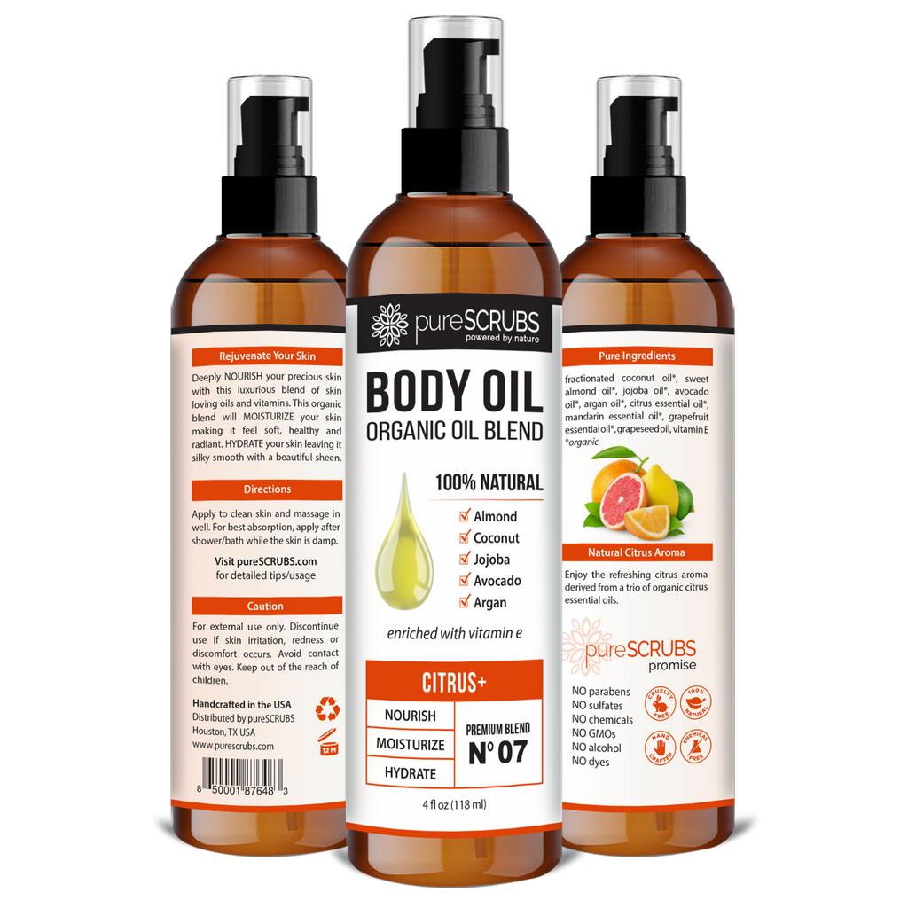 Citrus+ Body Oil / Ultra Moisturizing / Premium Blend #07
