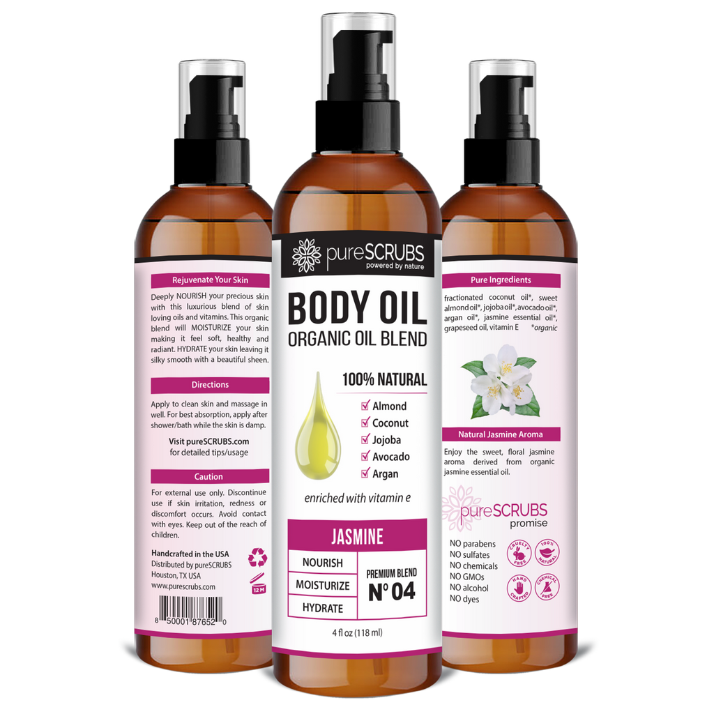 Jasmine Body Oil / Ultra Moisturizing / Premium Blend #04