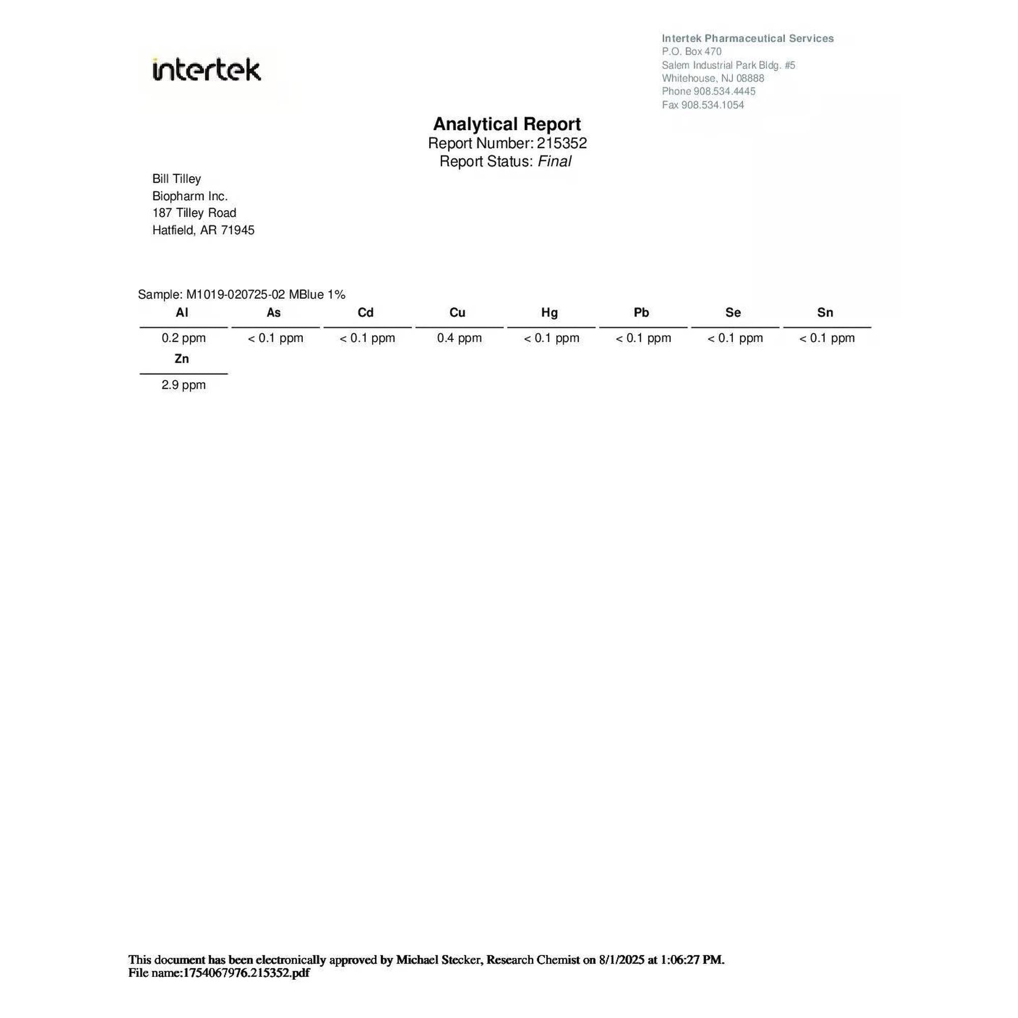 BpH Methylene Blue 1% - 50ml