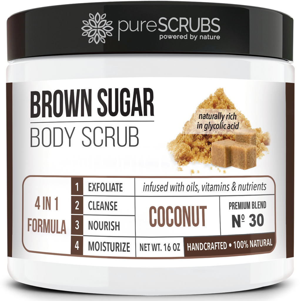 Coconut Body Scrub / Brown Sugar / Premium Blend #30