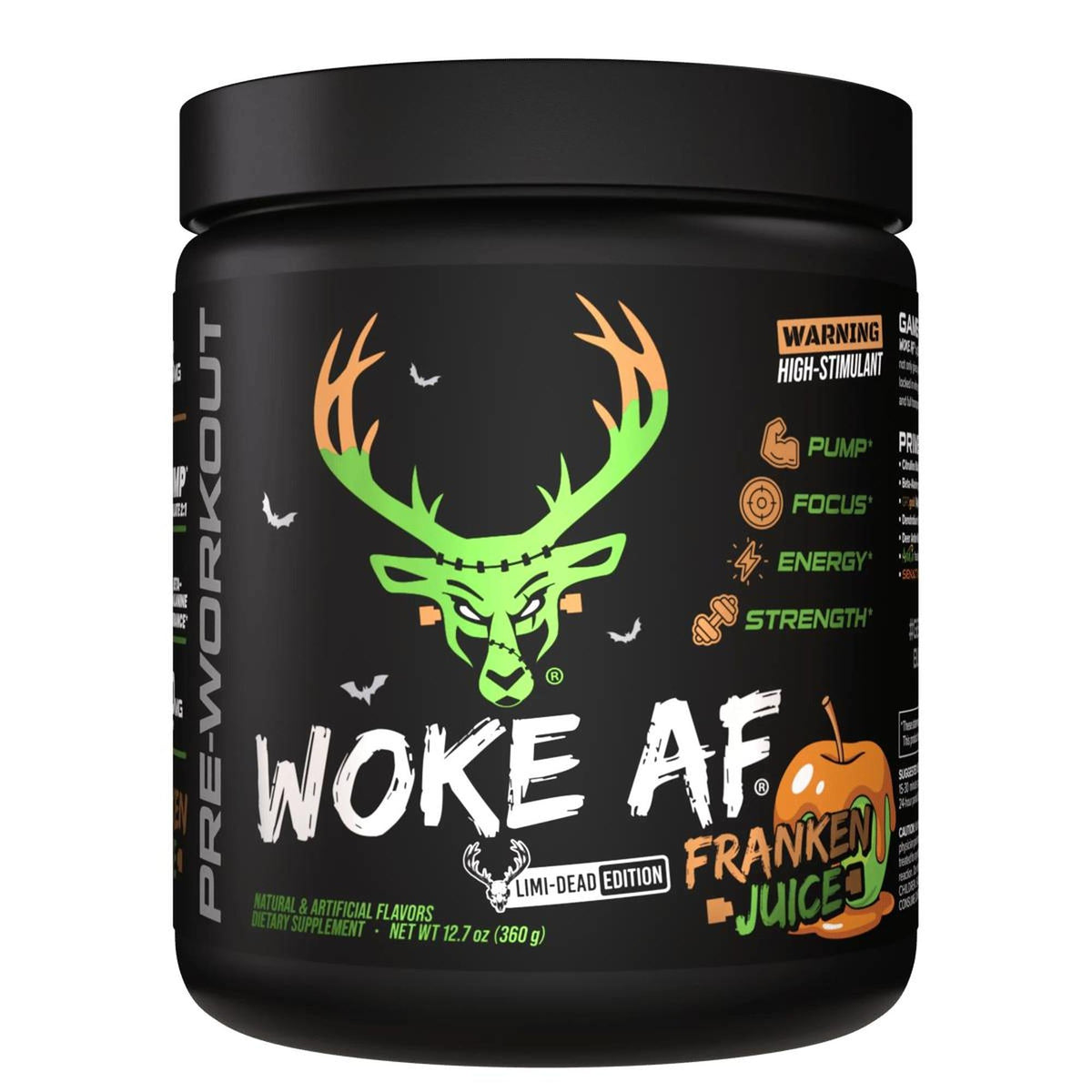 Bucked Up Woke AF High-Stimulant Pre-Workout