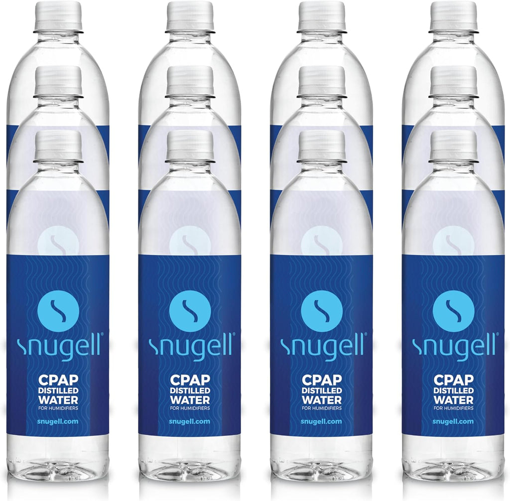 Distilled Water for CPAP Machines (12-Pack, 20 oz)