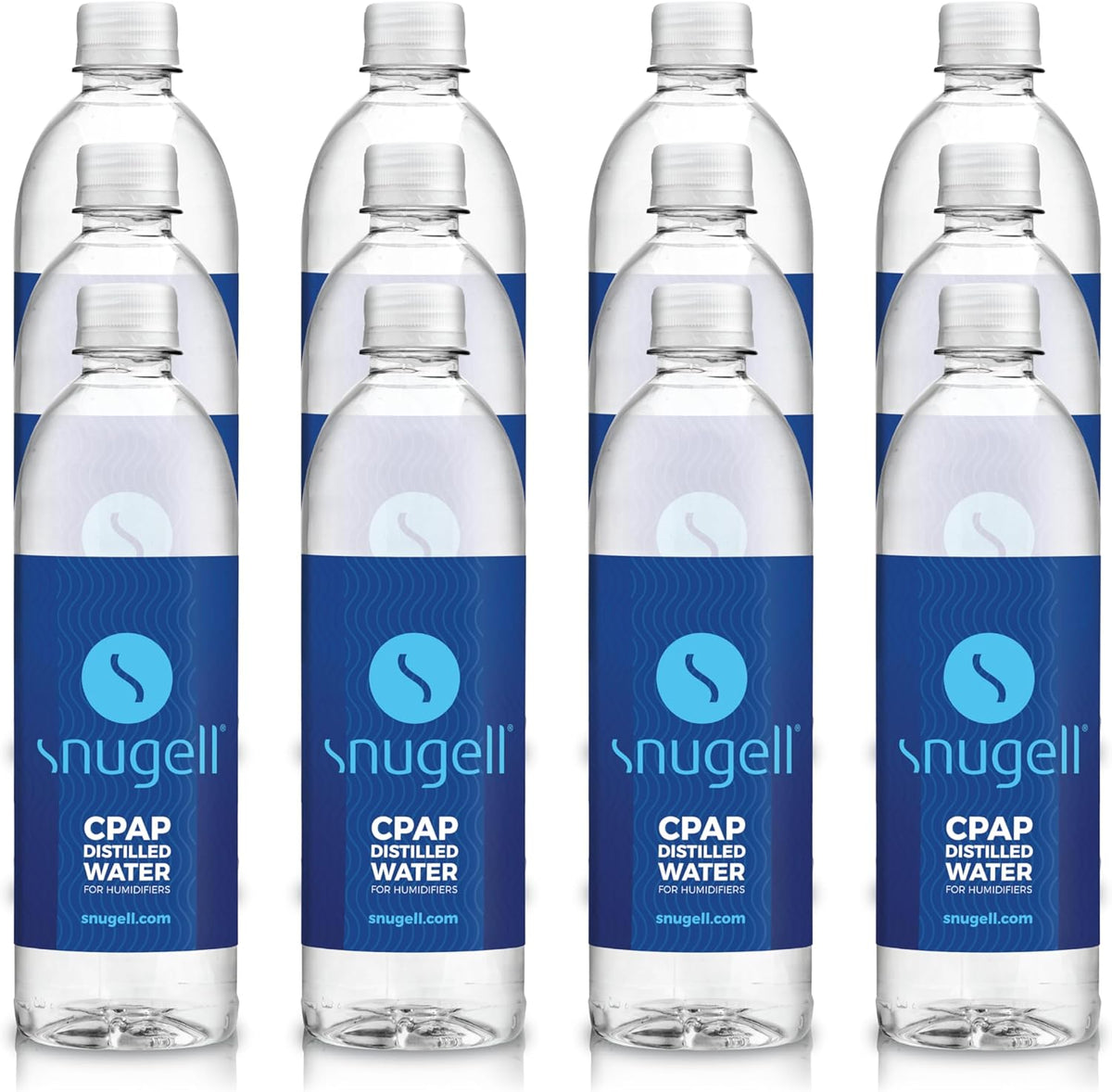 Distilled Water for CPAP Machines (12-Pack, 20 oz)